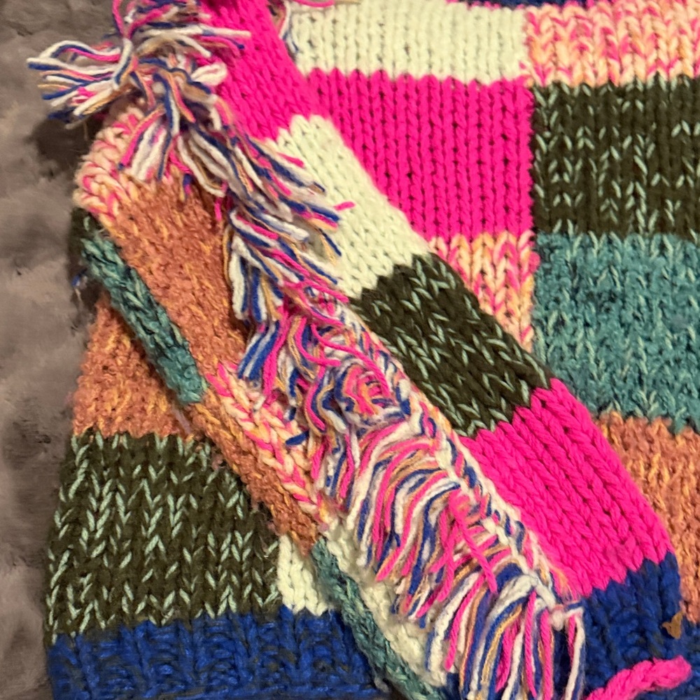 Scotch & Soda Multicolor Patchwork Sweater S/M - image 4